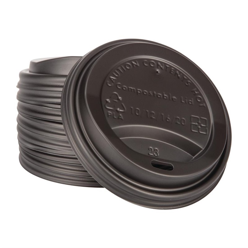 Composteerbare Deksels voor Koffiebekers | 34cl Bekers | 1000 Stuks
