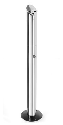 Stehender Säulenaschenbecher | Ø80mmx(H)920mm | Freistehend oder auf dem Boden montiert