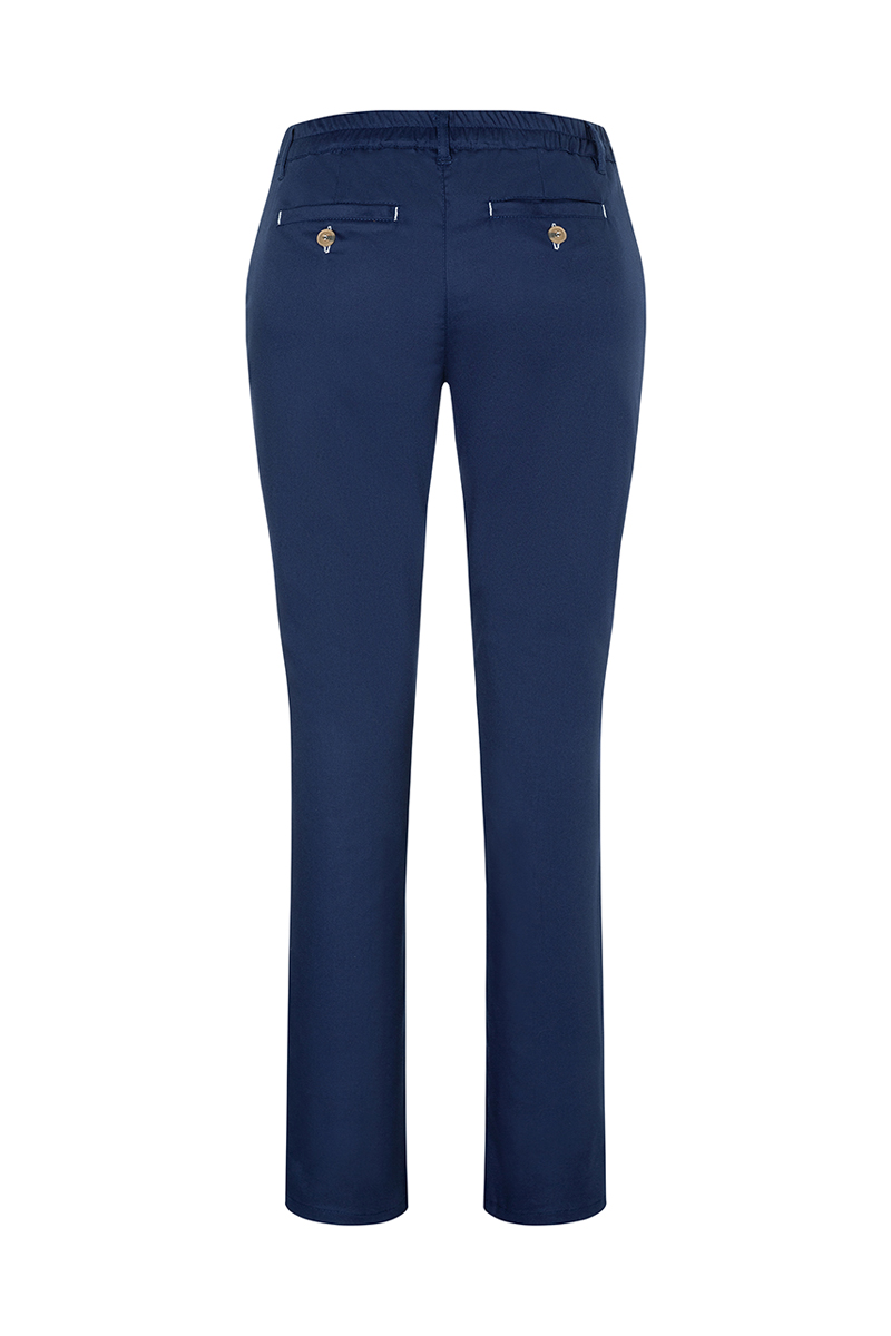 Dames Chino Broek Modern-Stretch - Marineblauw - 34