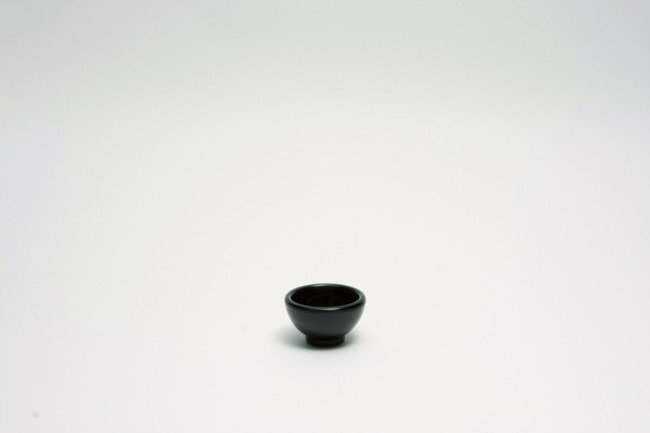 Schaal Melamine 6 cm 4 cl Zwart Melamine