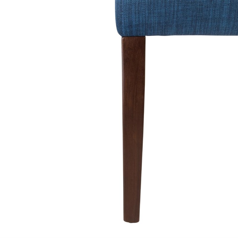 Chaise de salle d'honneur Chiswick Bleu | Cadre effet chêne antique | 2 pièces
