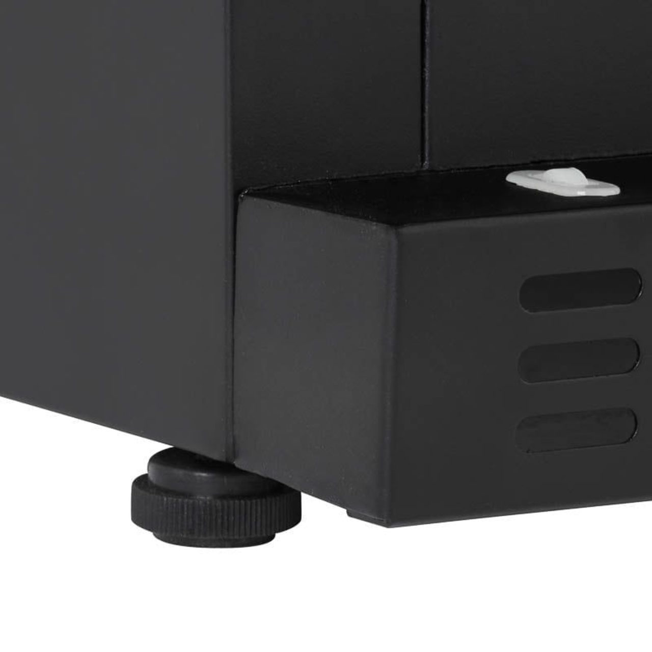 Armoire à boissons ECO 130 noire, éclairage LED, encastrable sous plan