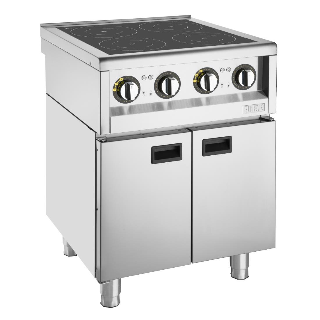 Plaque de cuisson à induction Buffalo Série 600 4 zones 2 x 3 kW