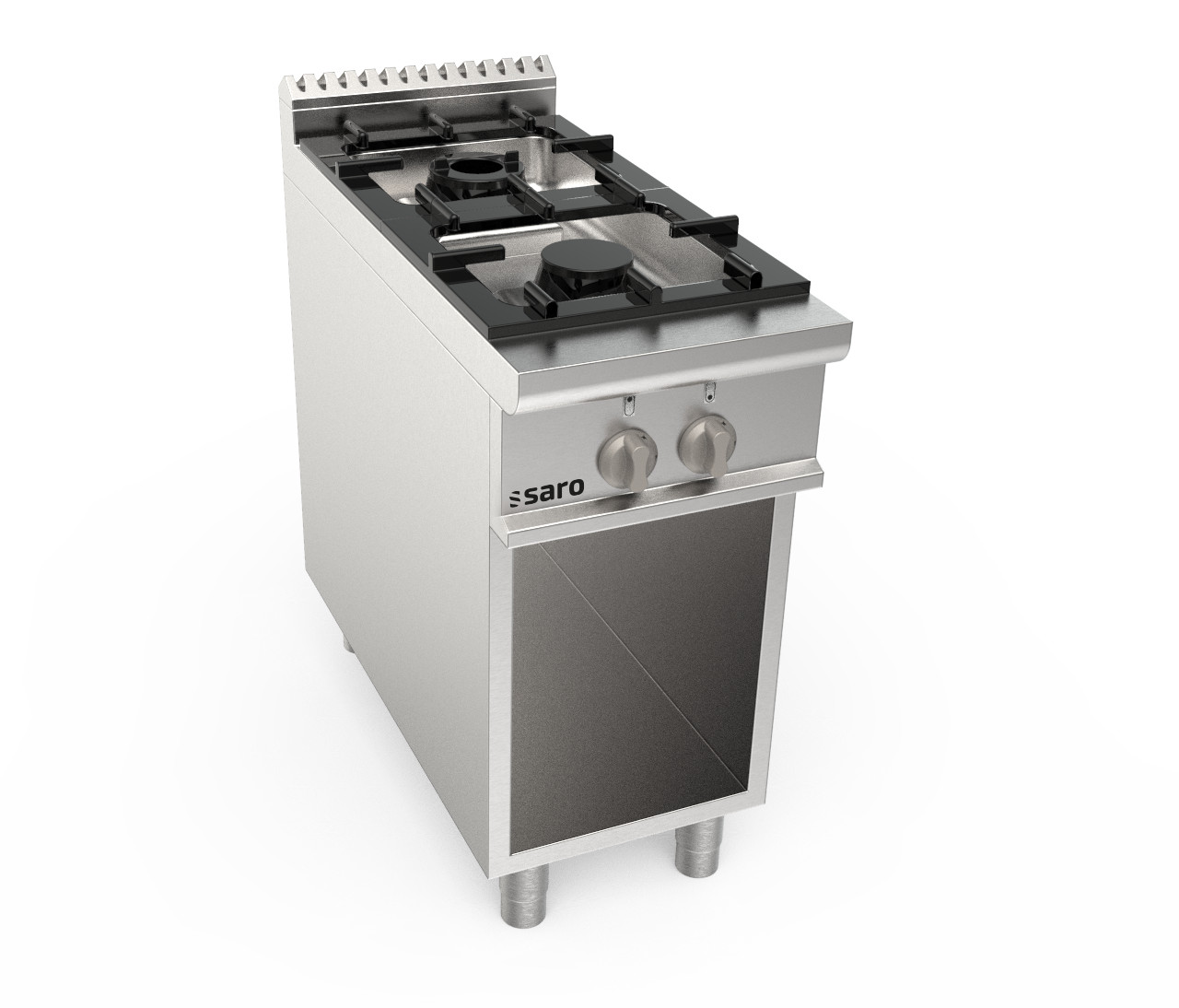 Gasfornuis open onderbouw 2 pits LQ - model LQ / CUG2BA