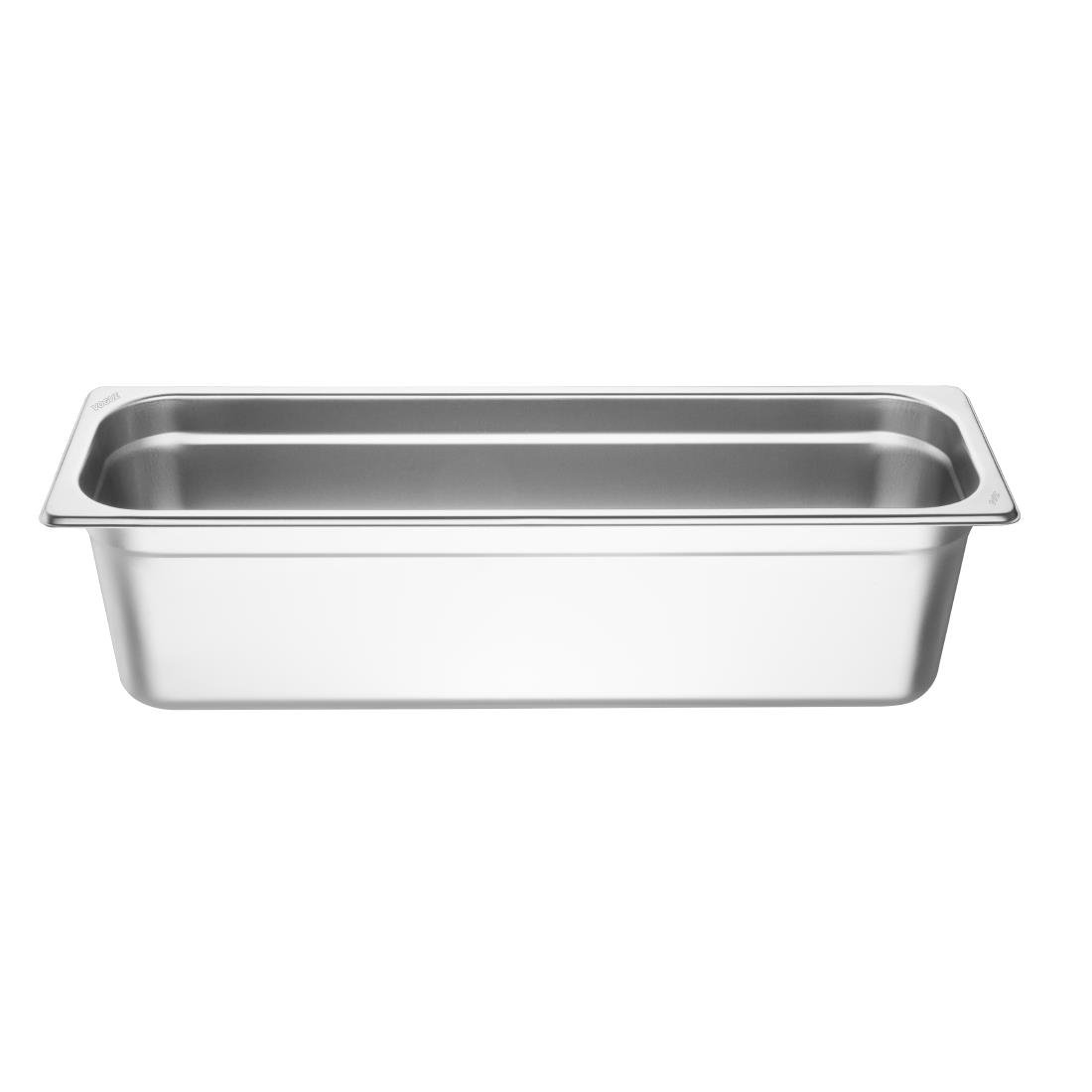 Vogue Edelstahl Gastronorm 2/4 Tray 150mm