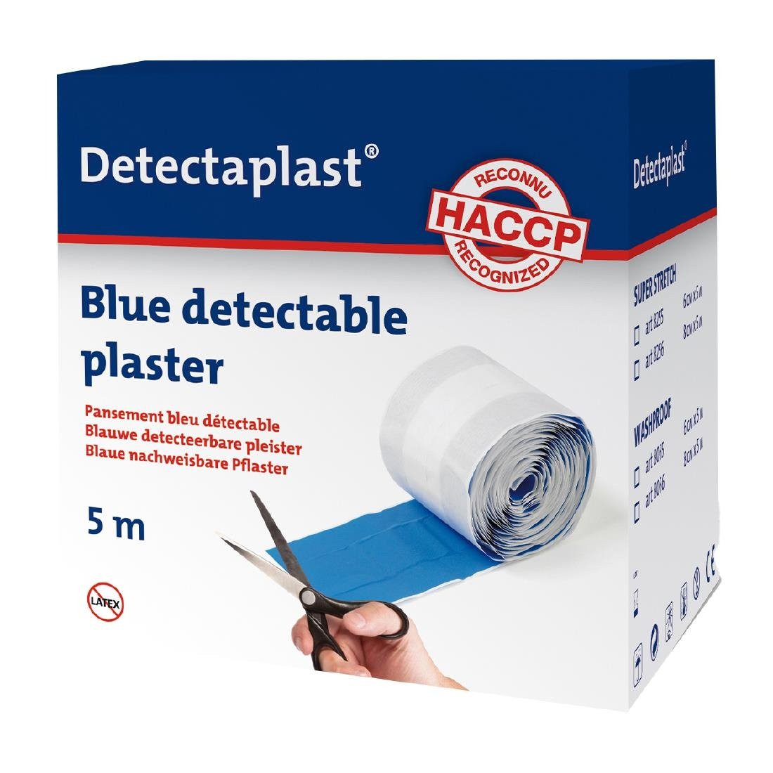 Detectaplast elastische pleister 6cm x 5m