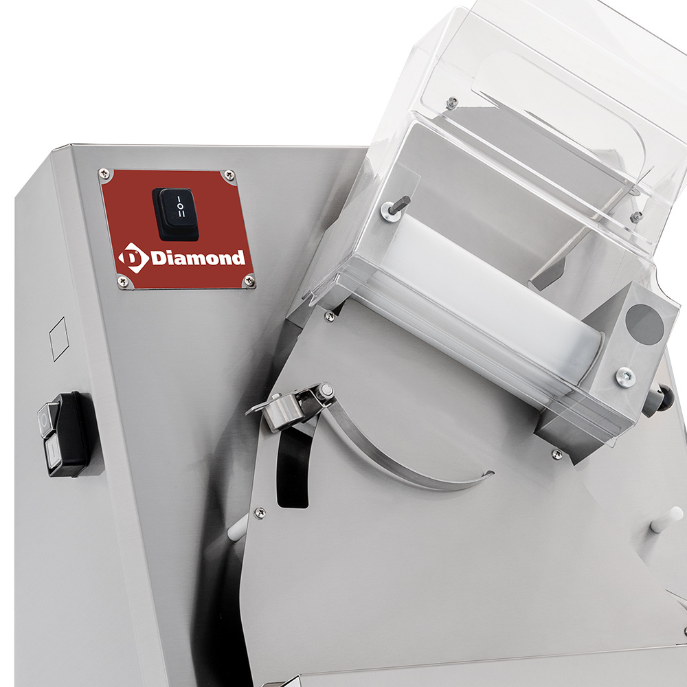 Teigausrollmaschine aus Edelstahl Ø 320 mm, 2 Rollen