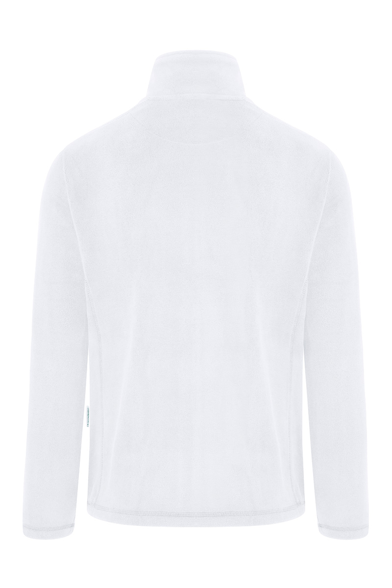 Herren Workwear Fleecejacke Warm-Up, aus nachhaltigem Material - Weiß - L