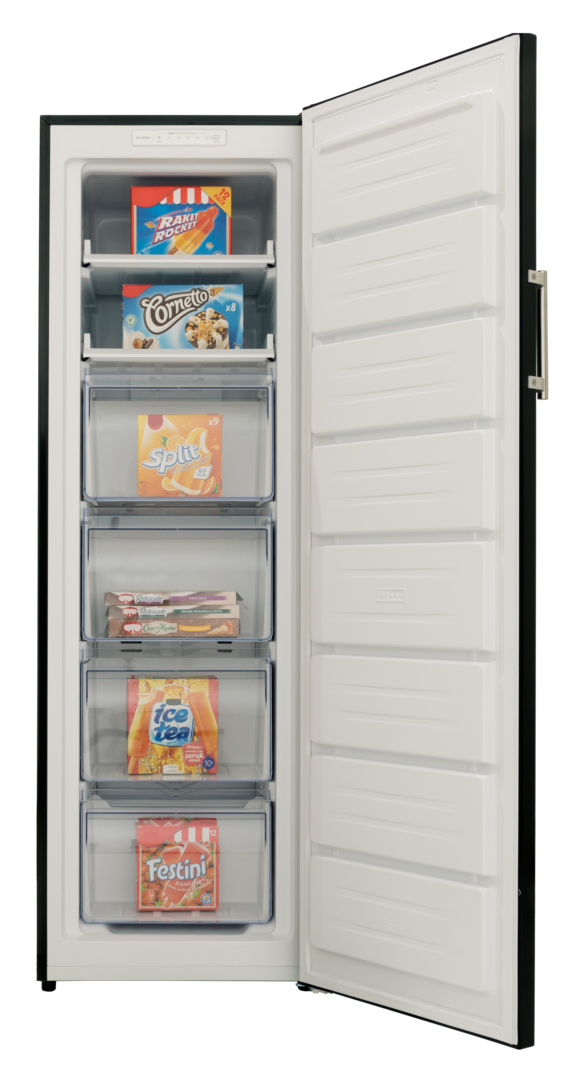 Congélateur - Noir - 204L - No-Frost - Frilec