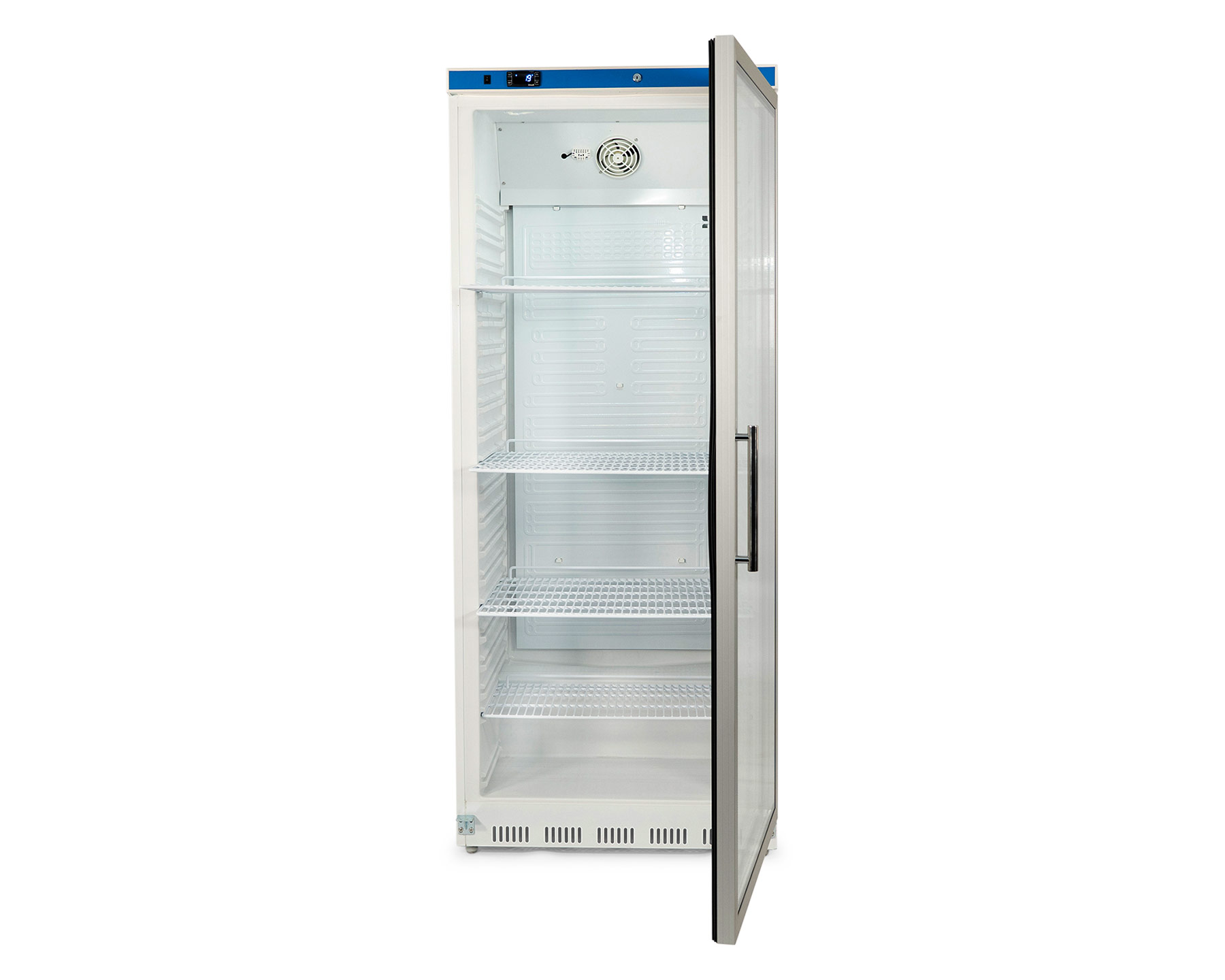 Kühlschrank - 620L - Glastür - Statisch mit Umluftventilator