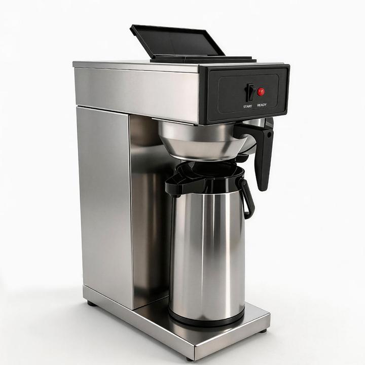 RVS koffiemachine - 1,8L - 1,9 kW - Inclusief thermoskan