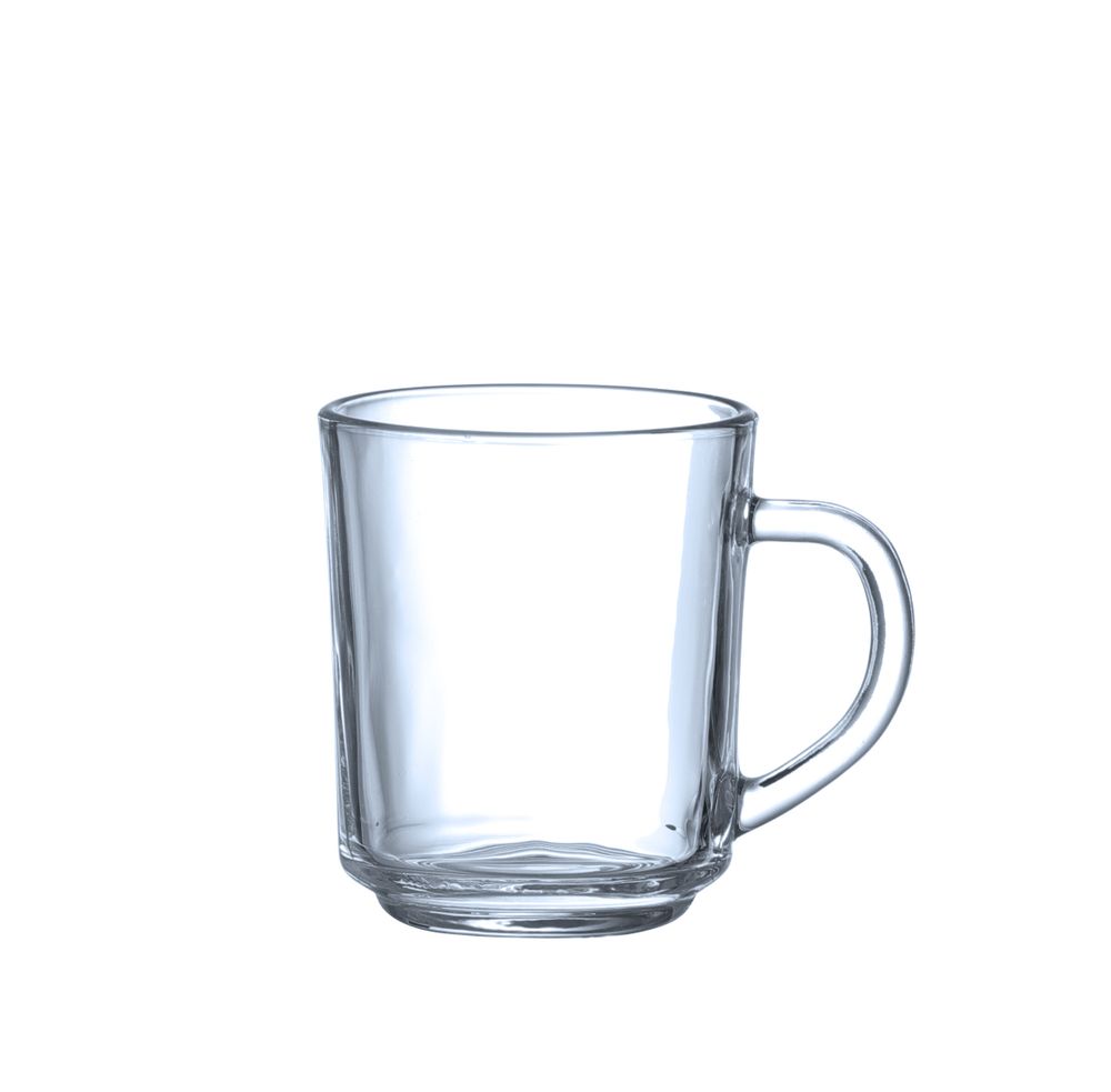 Mug en verre - 0,24L - 6 u. - Ø73x(H)88mm