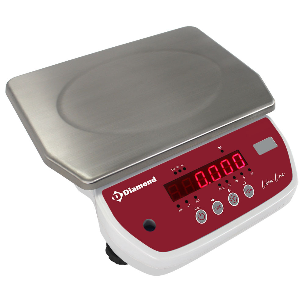 Elektronische weegschaal RVS - 30kg/5gr