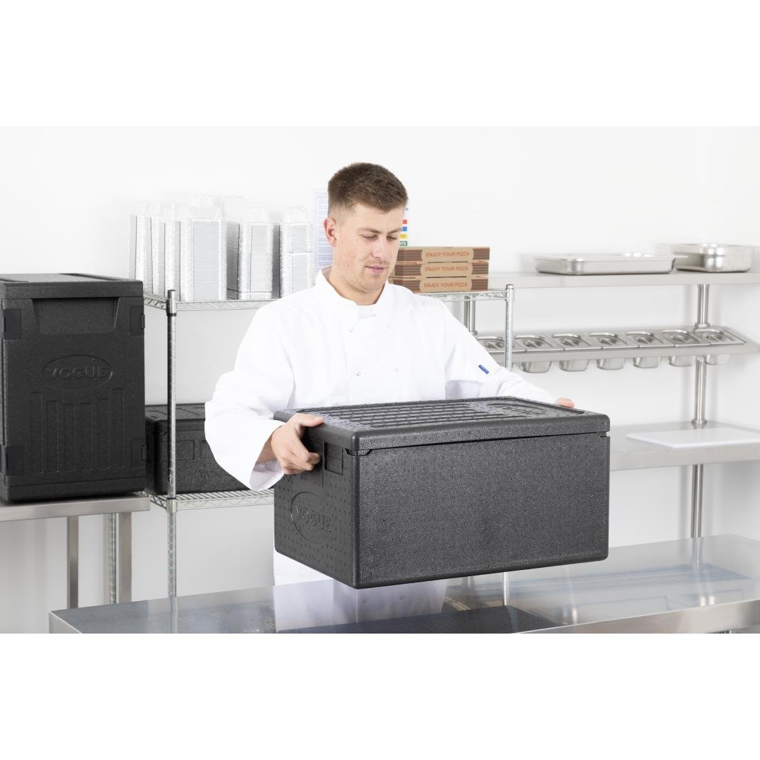 Vogue Geïsoleerde EPP Voedsel Transport Box 46Ltr GN Formaat Vogue Geïsoleerde EPP Voedsel Transport Box 46Ltr GN Formaat