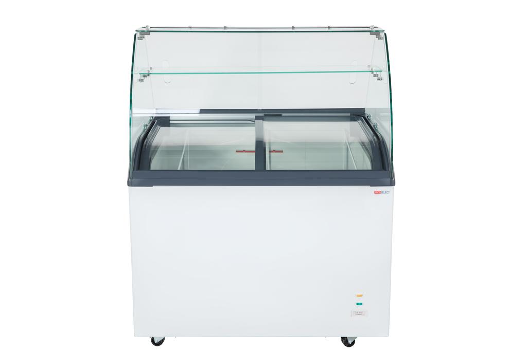 Eistheke mit Glasaufsatz - 6x5L