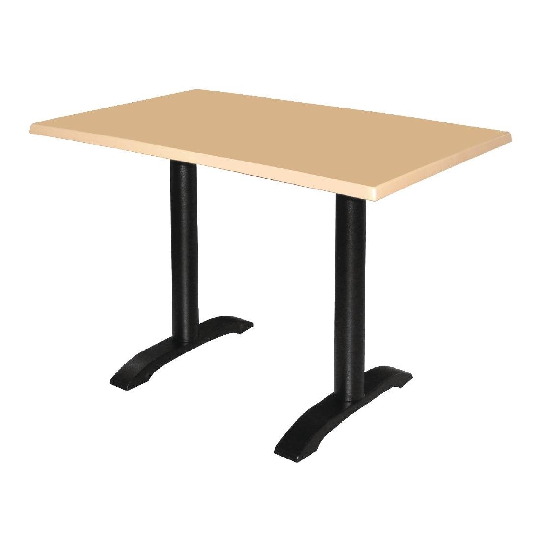 Doppeltischfuß Gußeisen | Universell | Höhe 720mm | Für Tischplatten bis 700x1100mm