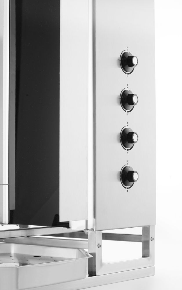 Elektrischer Kebab-Grill - 400V/7200W - 7,2kW - 550x700x(H)1120mm