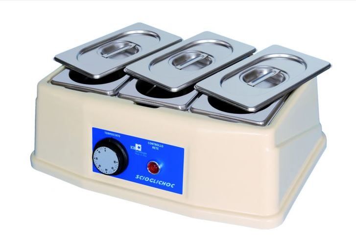 OUTLET-Chocolate Melter Analog | 3x 0.8 Liter | 90W | 385