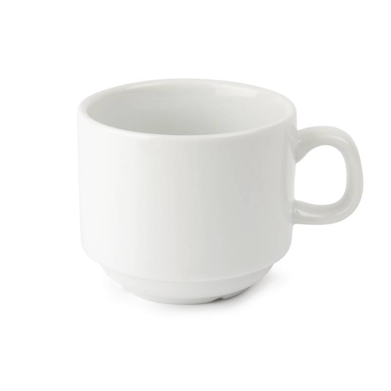 Kaffeetasse | Olympia Porzellan Weiß | 210ml | 12 Stück