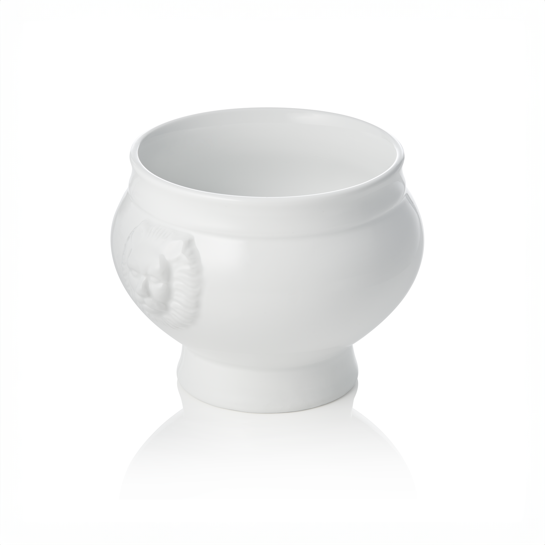 Leeuwenkopterrine Set, Ø 10,5 cm, 400 ml, Set van 6 stuks, porselein