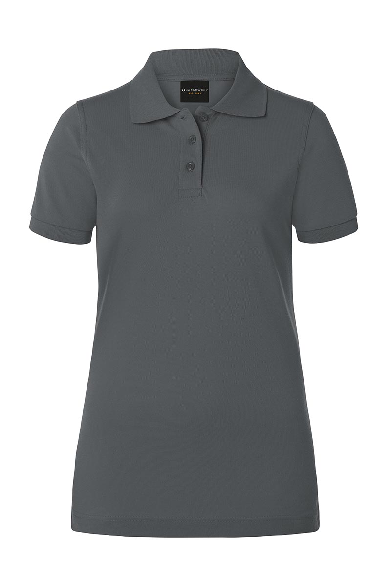 Damen Workwear Poloshirt Basic - Anthrazit - XL