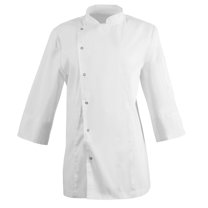 Whites Damen Kochjacke Weiß Größe L