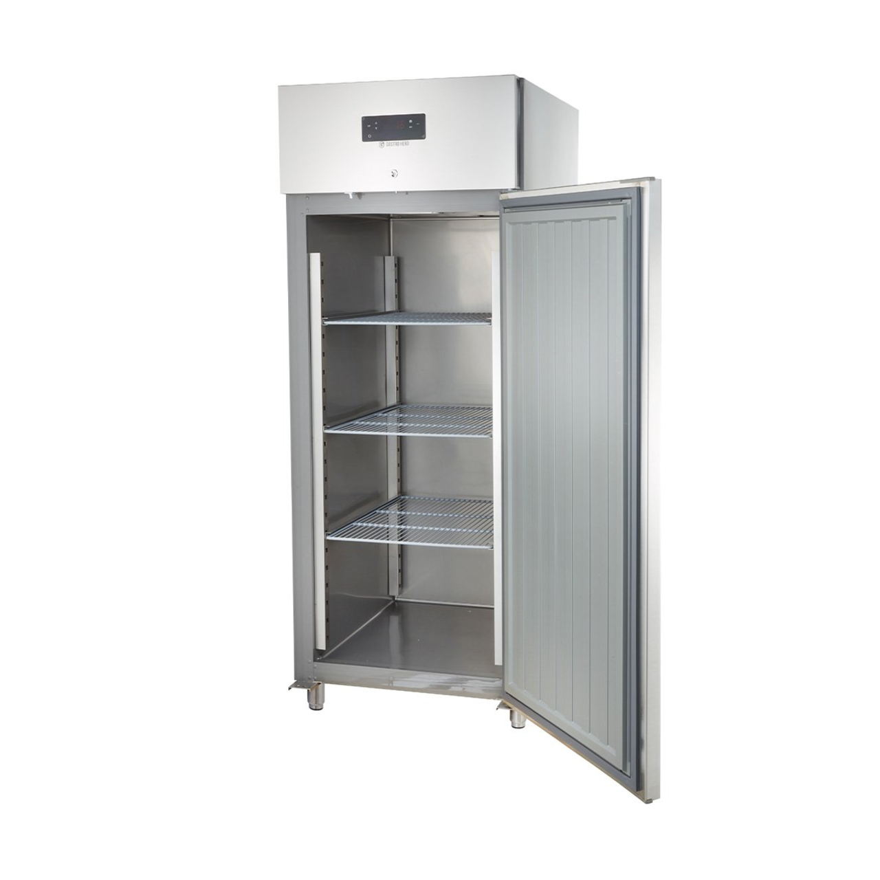 Horeca-vrieskast ECO 700 GN 2/1 Monoblock, 616 liter koelruimtevolume, 3 verstelbare roosters, robuuste constructie, RVS
