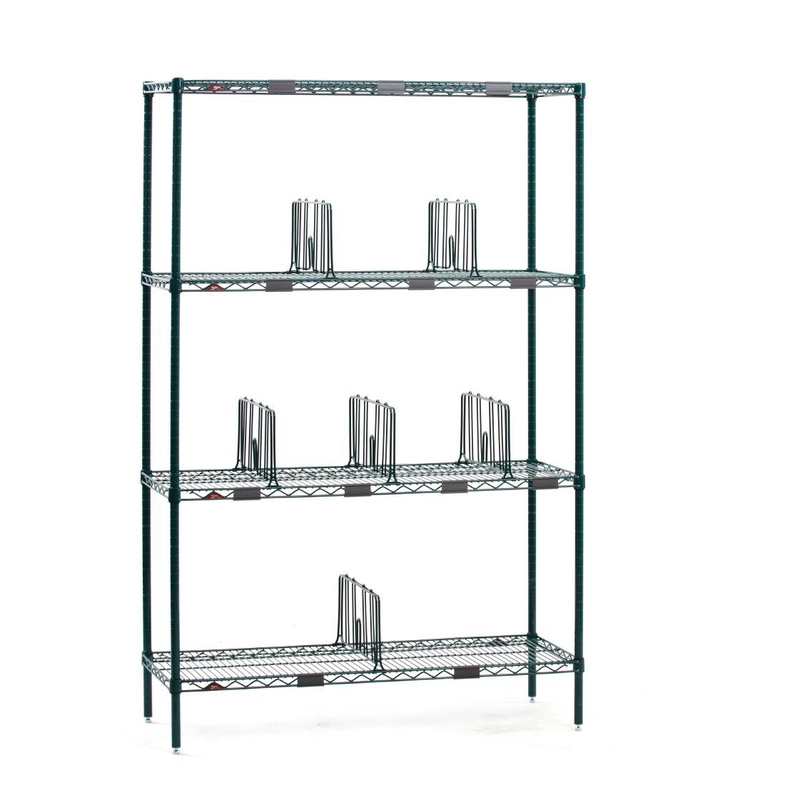 Séparateurs d'étagère Super Erecta Metro 460 x 203mm (lot de 4)