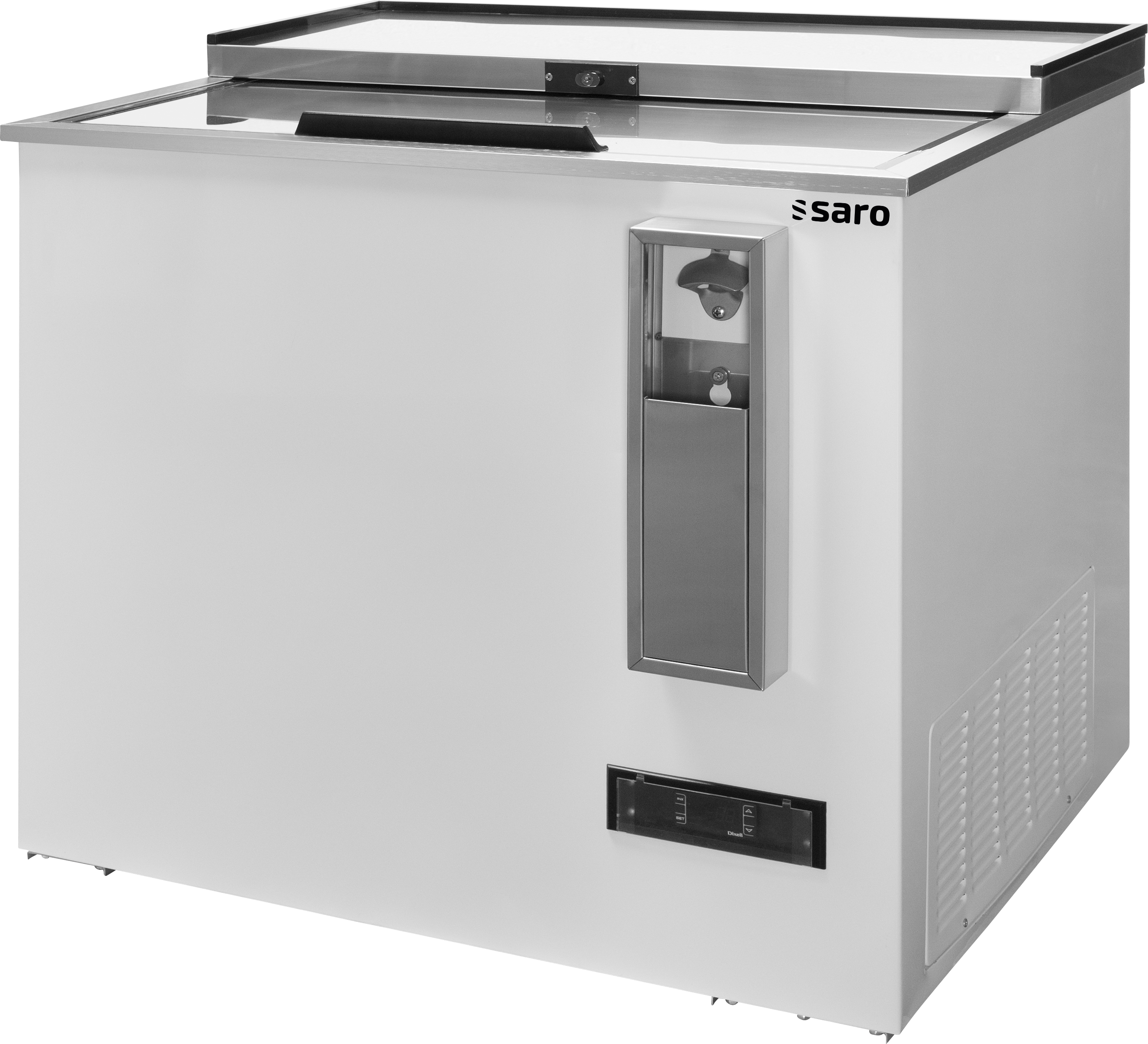 SARO Congélateur à bouteilles, couvercle coulissant, modèle FKT 935