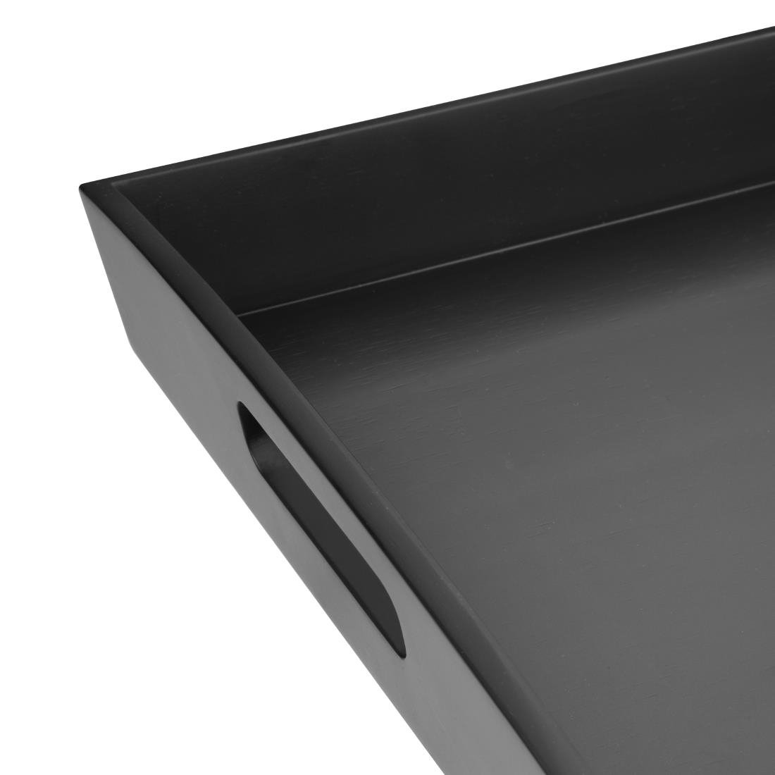 Grand plateau de service Olympia Bamboo Noir 510x350mm