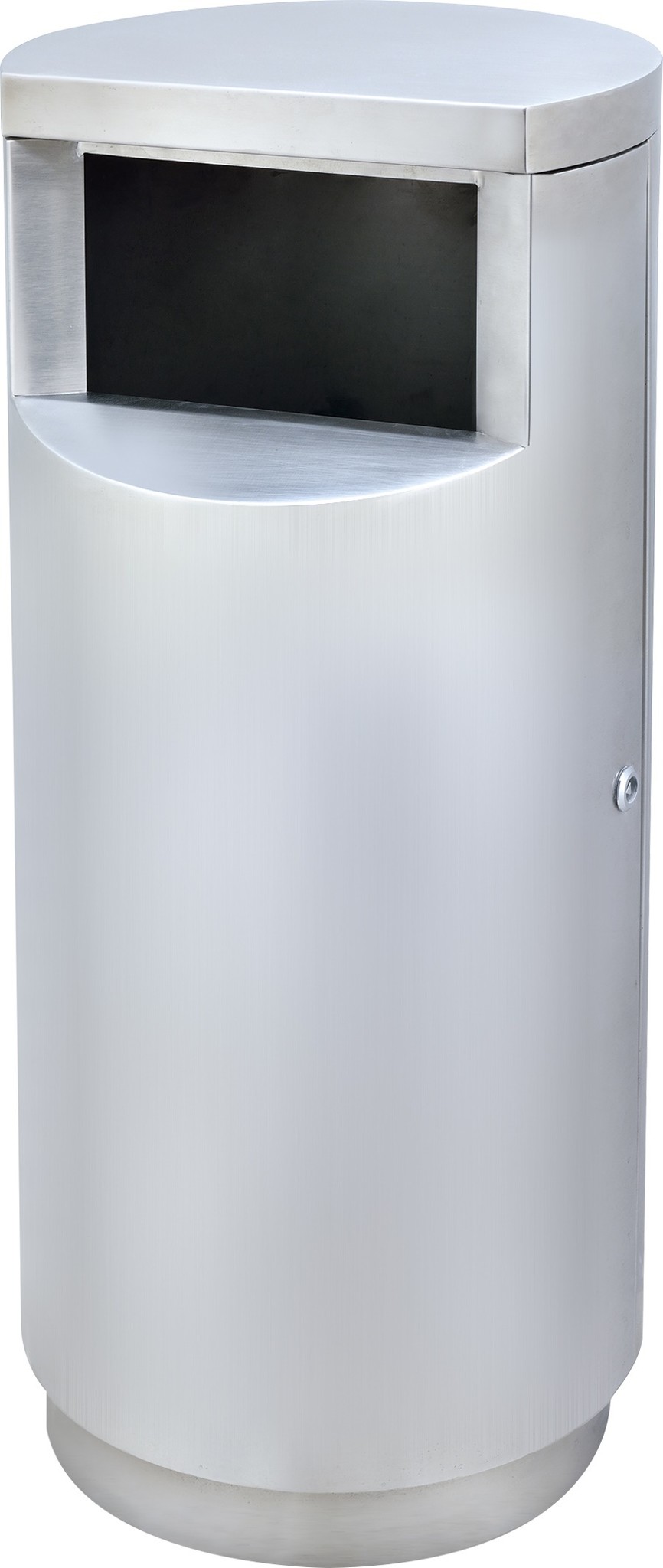 Abfallbehälter Edelstahl | 40 Liter | Ø400x(H)900mm