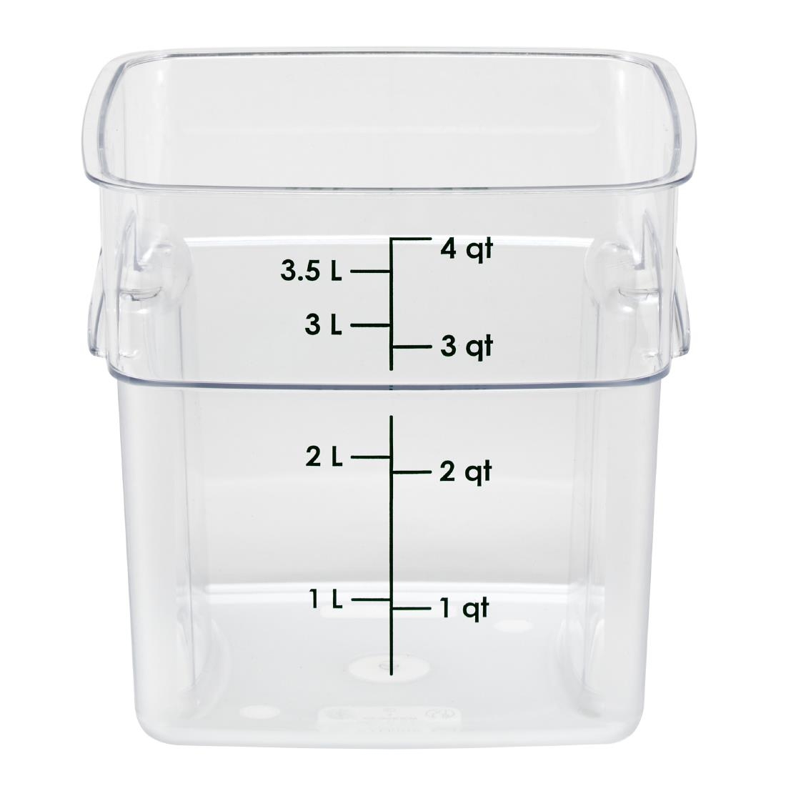 Cambro FreshPro Camsquare Lebensmittelbehälter 3.8Ltr Cambro FreshPro Camsquare Lebensmittelbehälter 3.8Ltr