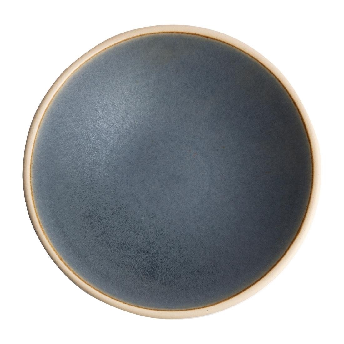 Canvas gewölbter Teller 200mm | Granit Blau | 6 Stück