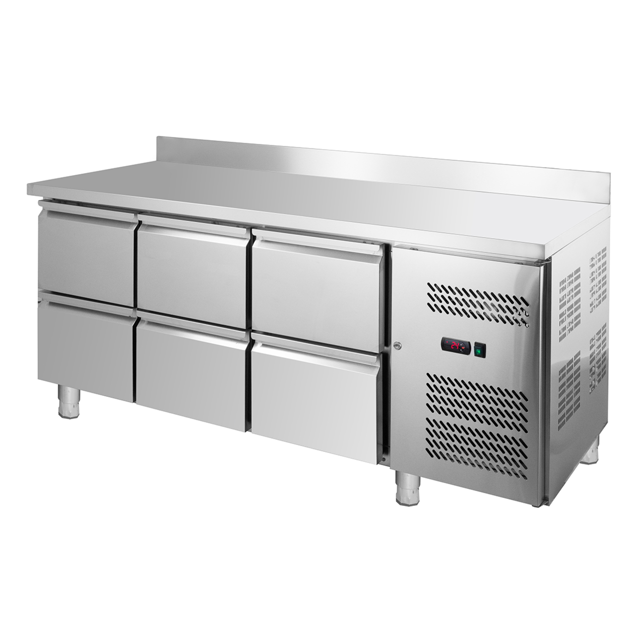 Kühltisch ECO 0/6 mit Aufkantung - GN 1/1