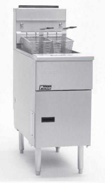 Elektro-Fritteuse Solid State | Pitco Solstice SE14 | 17kW | 23Kg | 60Kg/St | 397x873x864(h)mm