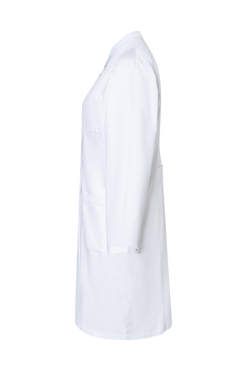 Blouse médicale et de laboratoire Modern-Shape pour femmes avec col montant - Blanc - 34