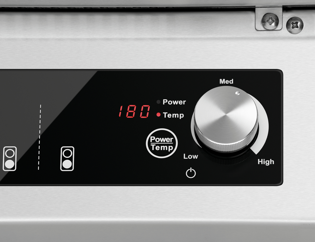 2-velden inductiekookplaat GU