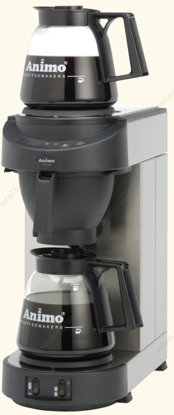 Koffiezetapparaat Animo Vaste Wateraansluiting| 10552 | M200 | Inc 2 x Glazen Kan 1,8 Liter | 2250W