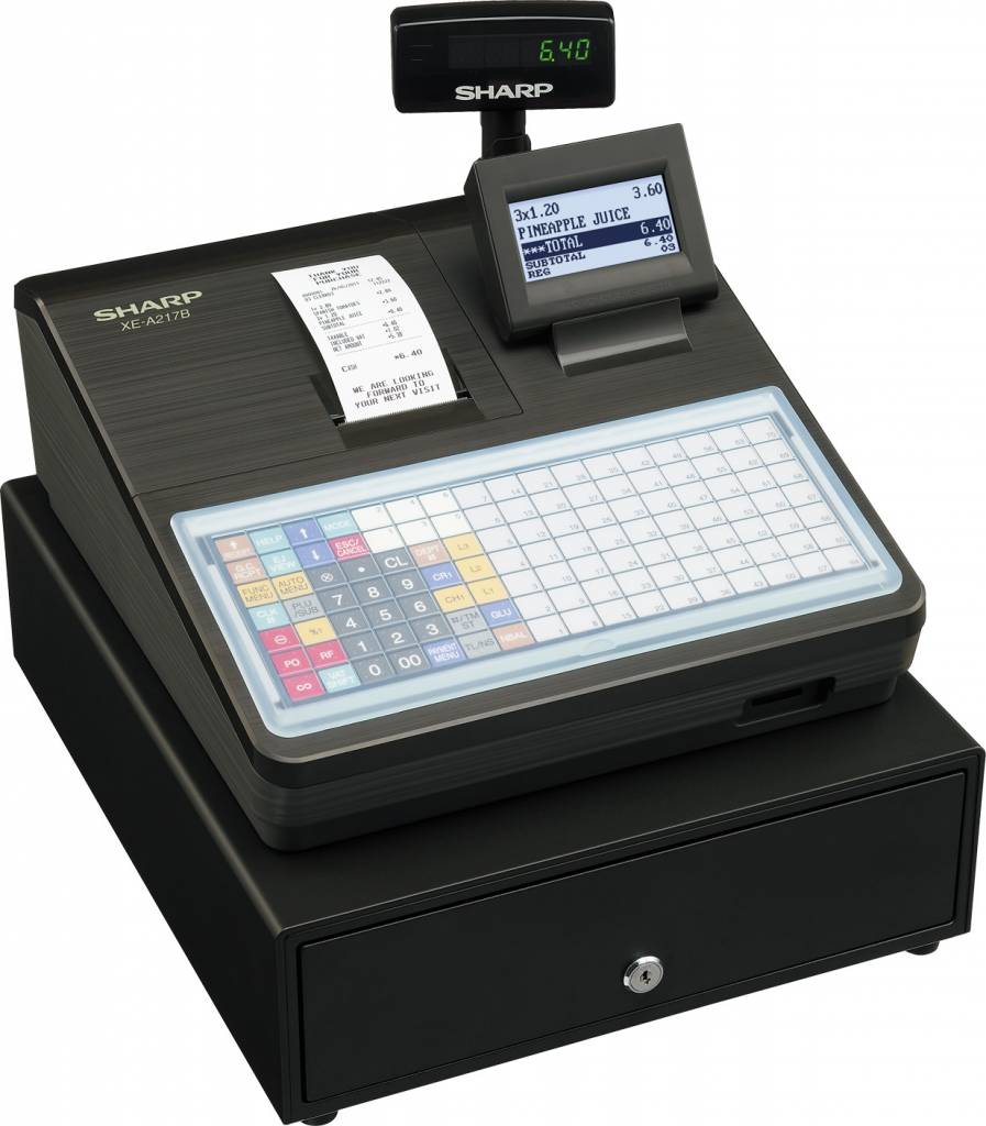 Kassa Sharp XE-A217B - Thermische Printer (GEEN INKT NODIG) - 2000 Producten - 99 Productgroepen