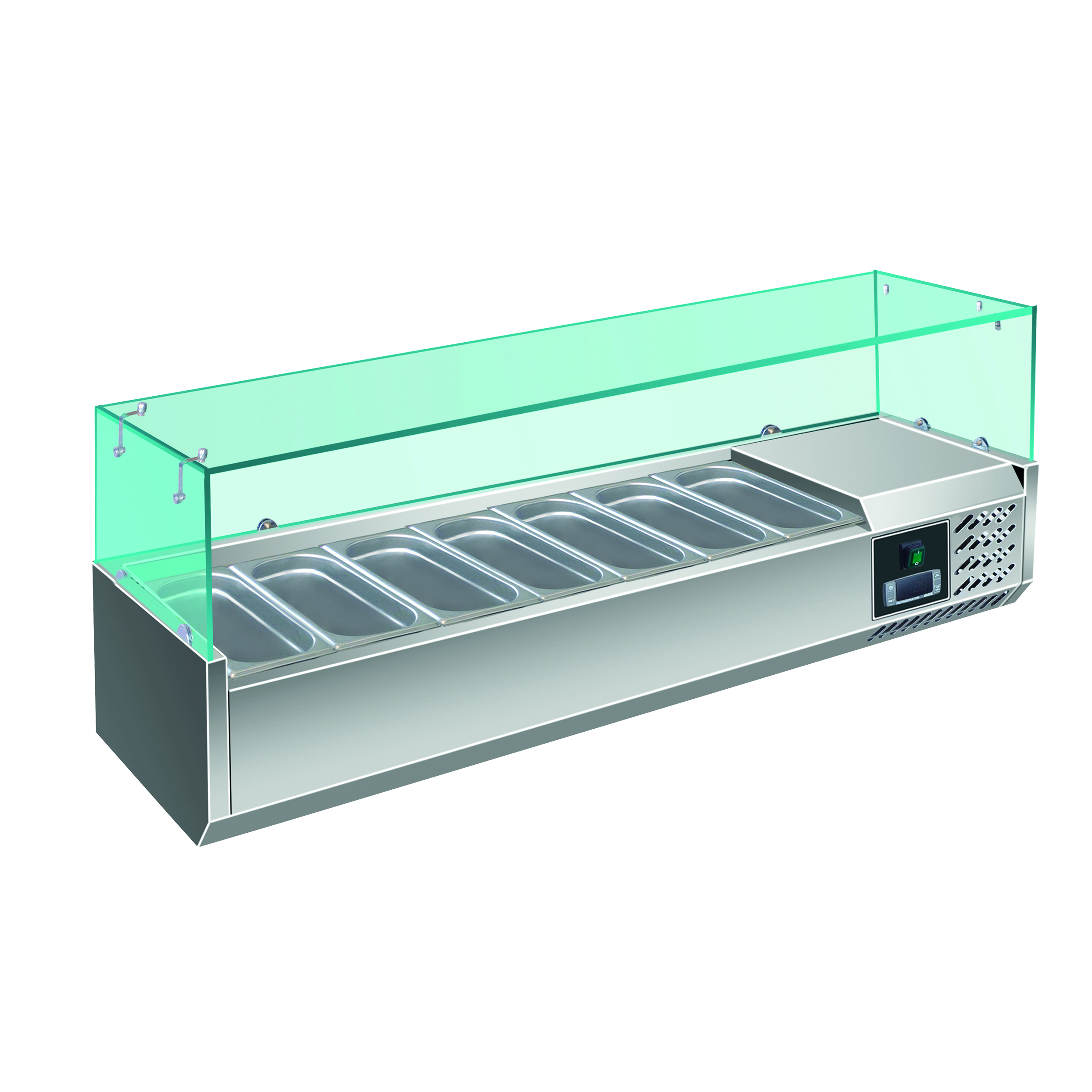 Gekoelde opzetvitrine model EVRX 1600/330