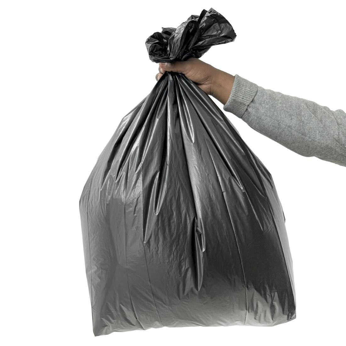 Jantex Medium-Duty Vuilniszakken Zwart 70Ltr (200 stuks)