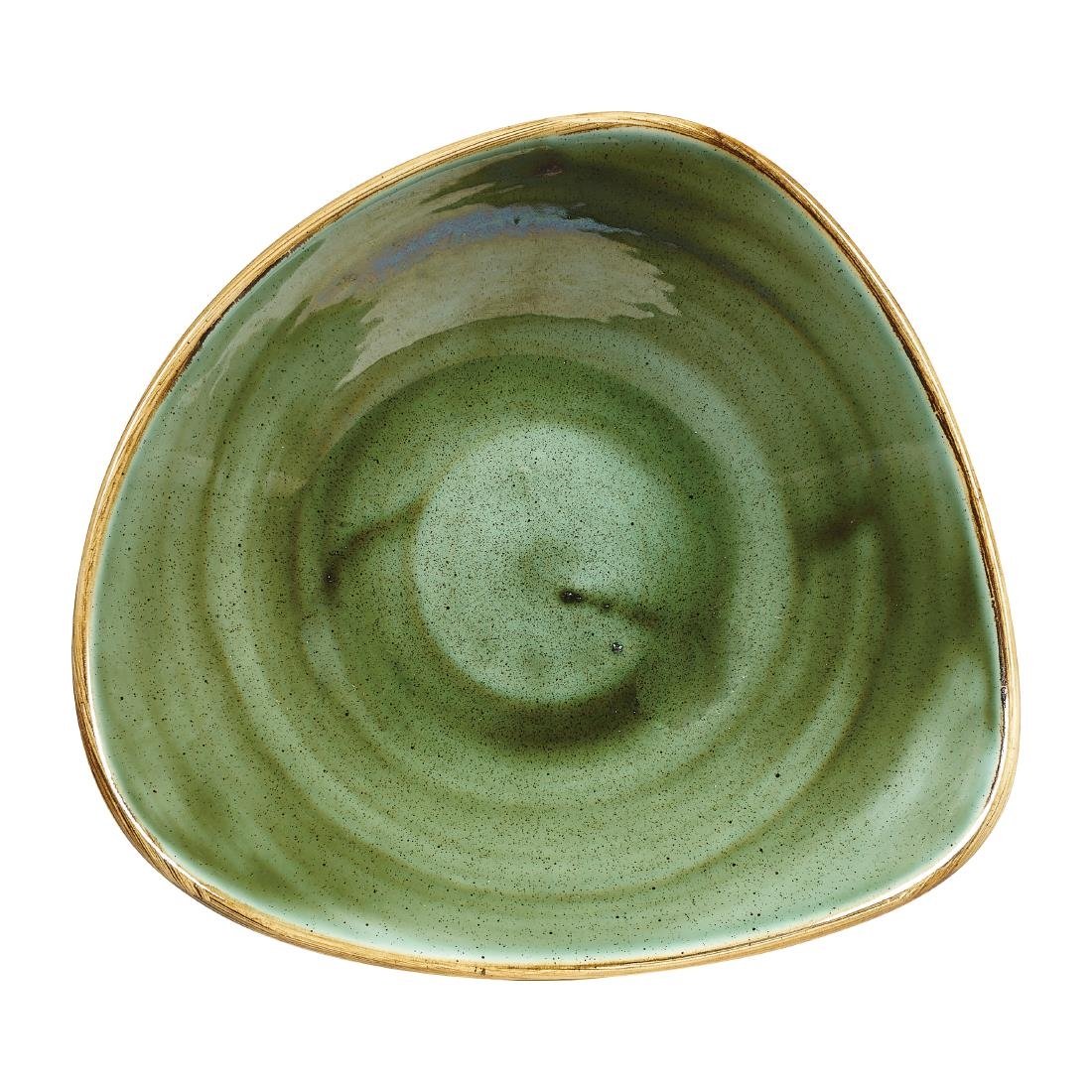 Churchill Stonecast, dreieckige Schalen, Samphire-Grün, 235 mm, (12 Stück)