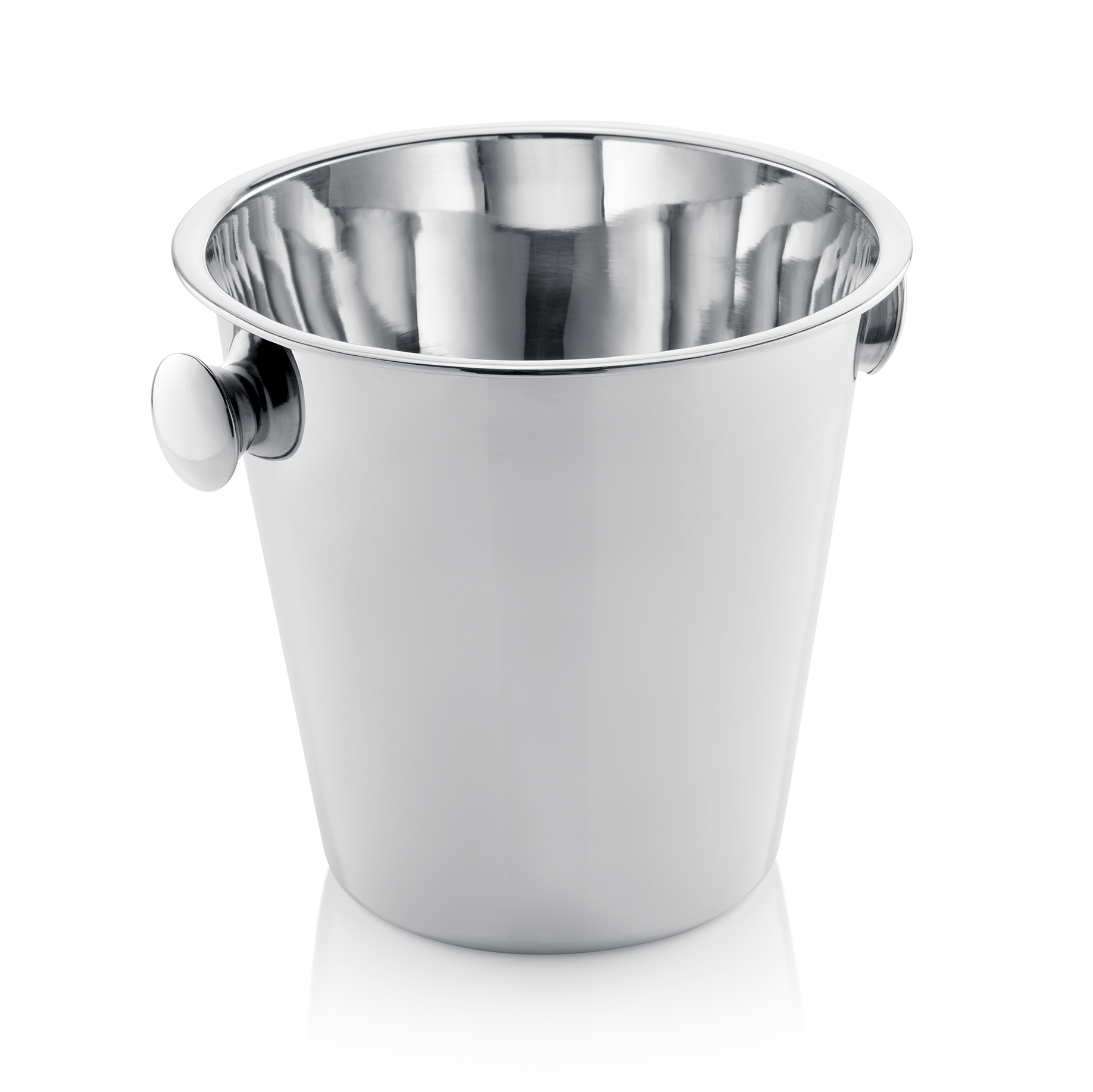Wijn-/Sektkoeler, Ø 21,5 cm, hoogte 20 cm, roestvrij staal 18/10