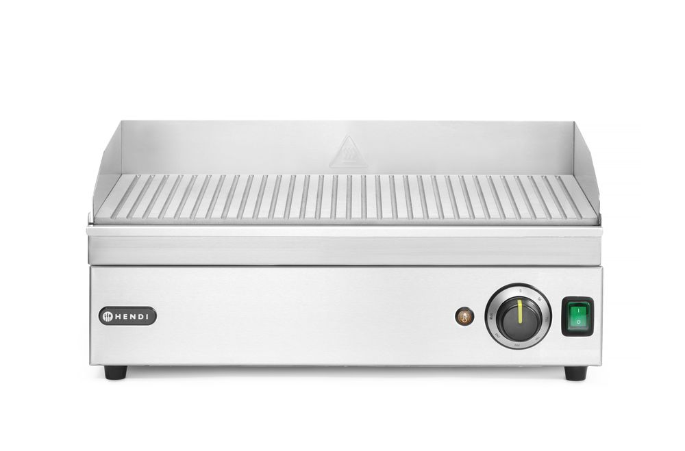Grill rainuré Kitchen Line - 220-240V/2400W - 527x404x(H)233mm