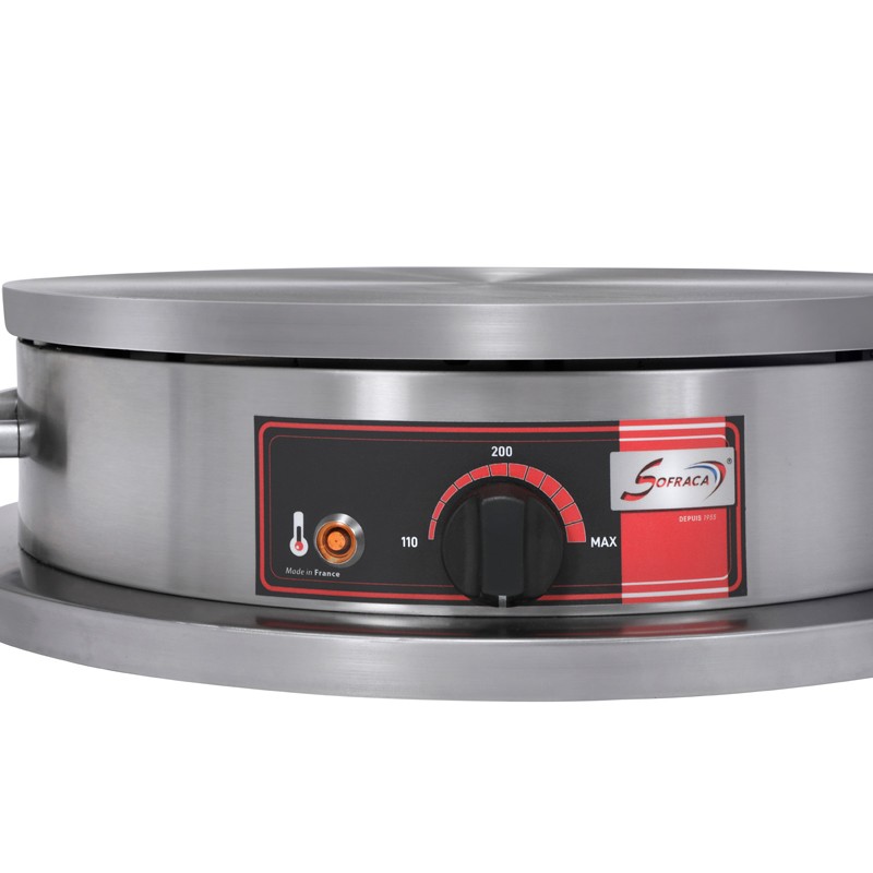 Crêpière électrique foraine professionnelle à usage intensif - Diamètre 40 cm - CR1RE40