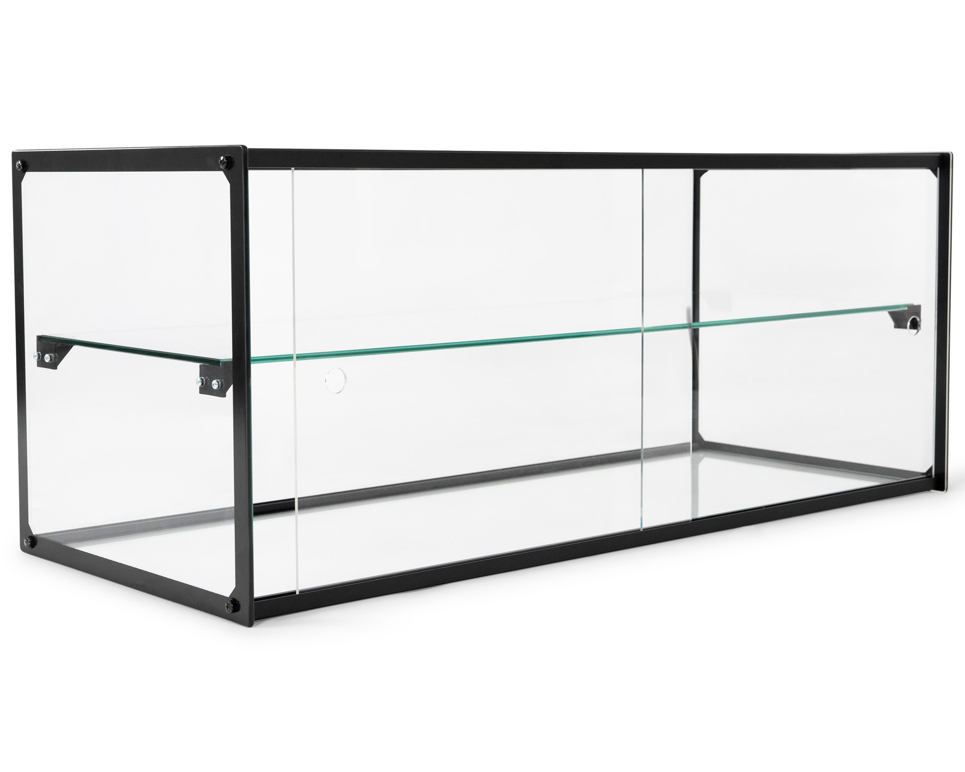 Neutrale vitrine - Gehard glas - 920x390x(h)375mm