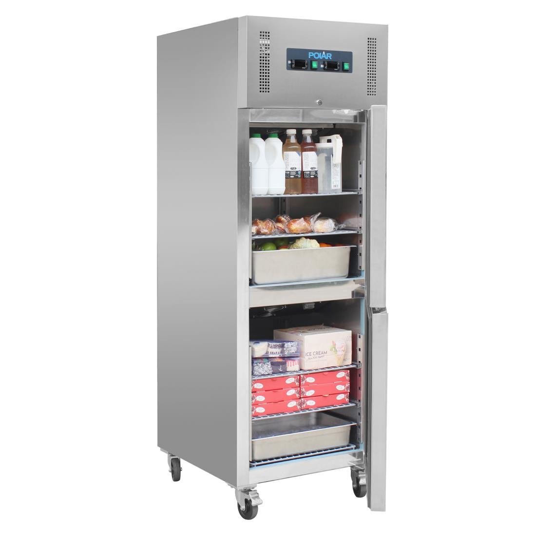 Polar U-Serie Premium Kühlschrank mit Gefrierfach 600Ltr