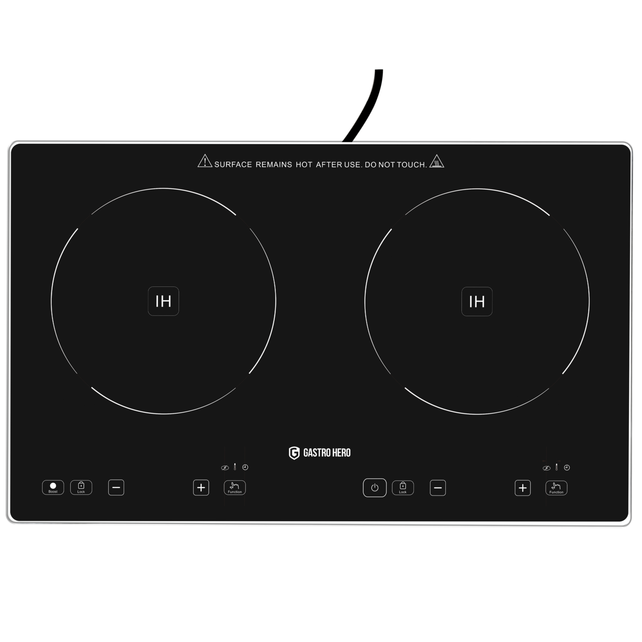 Dubbele inductiekookplaat ECO - Horizontaal - 1,8 kW & 1,7 kW