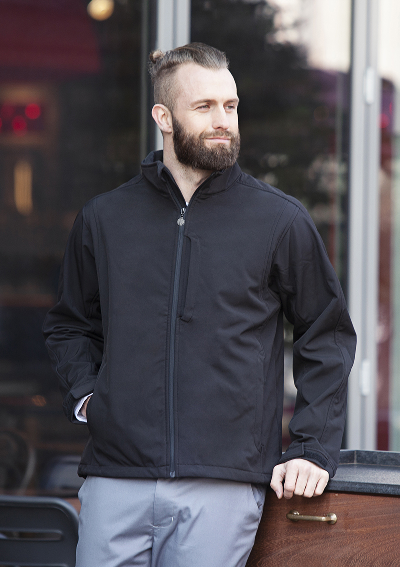 Veste pour hommes Softshell Classic - Noir - L