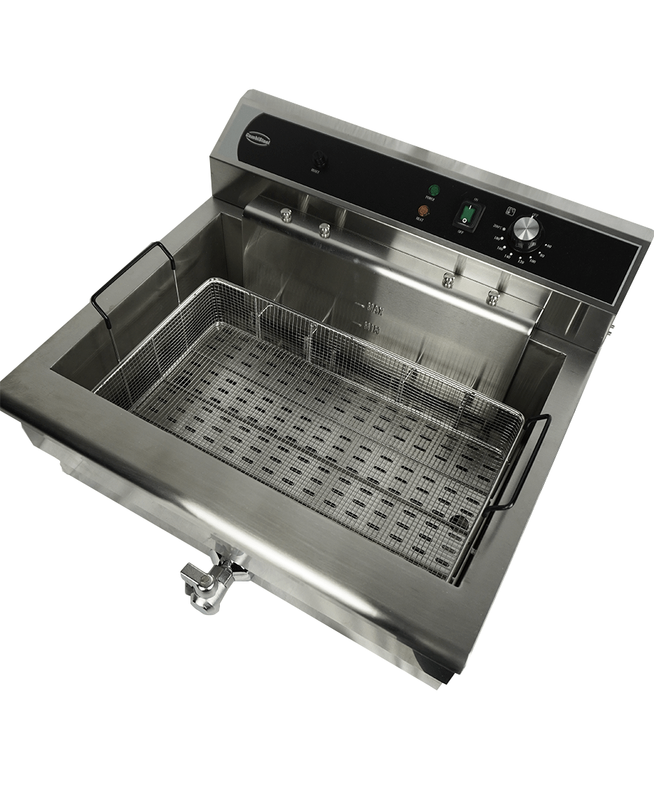 Elektro Tischfriteuse 25L - Mit Abflussventil